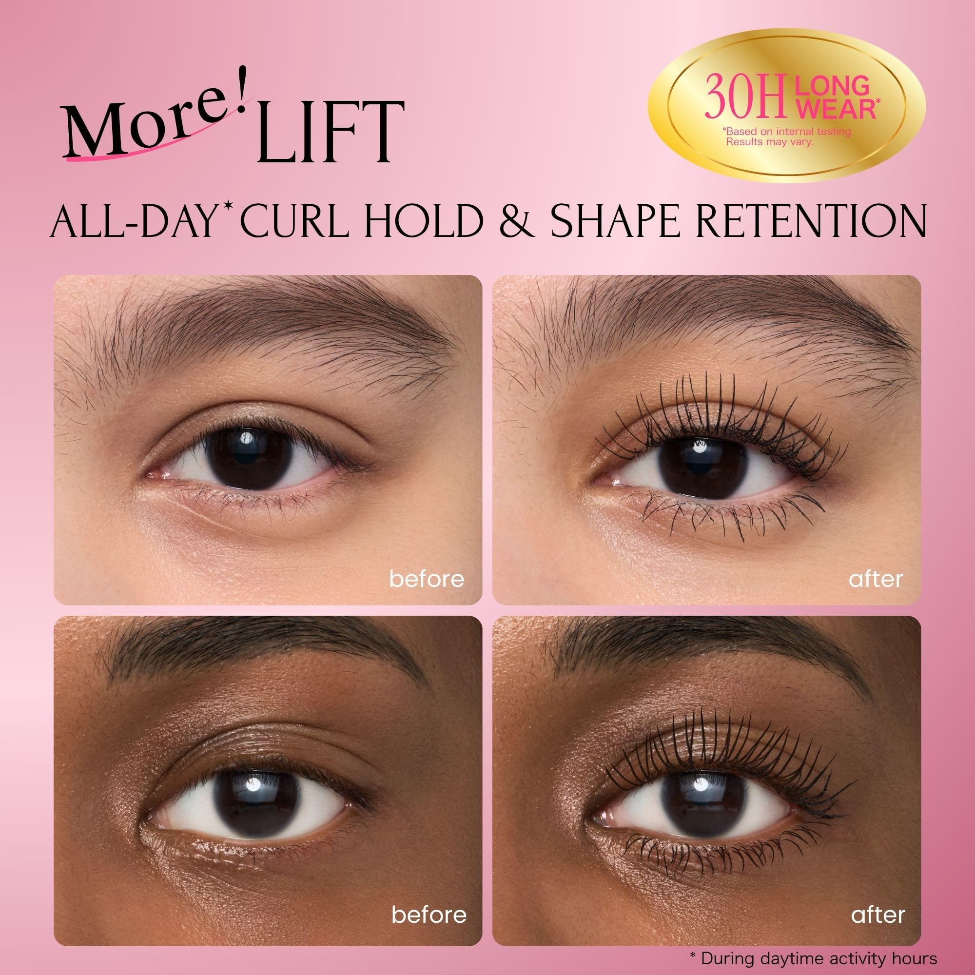 Heroine Make close-up of fiber ends highlighting extension effect