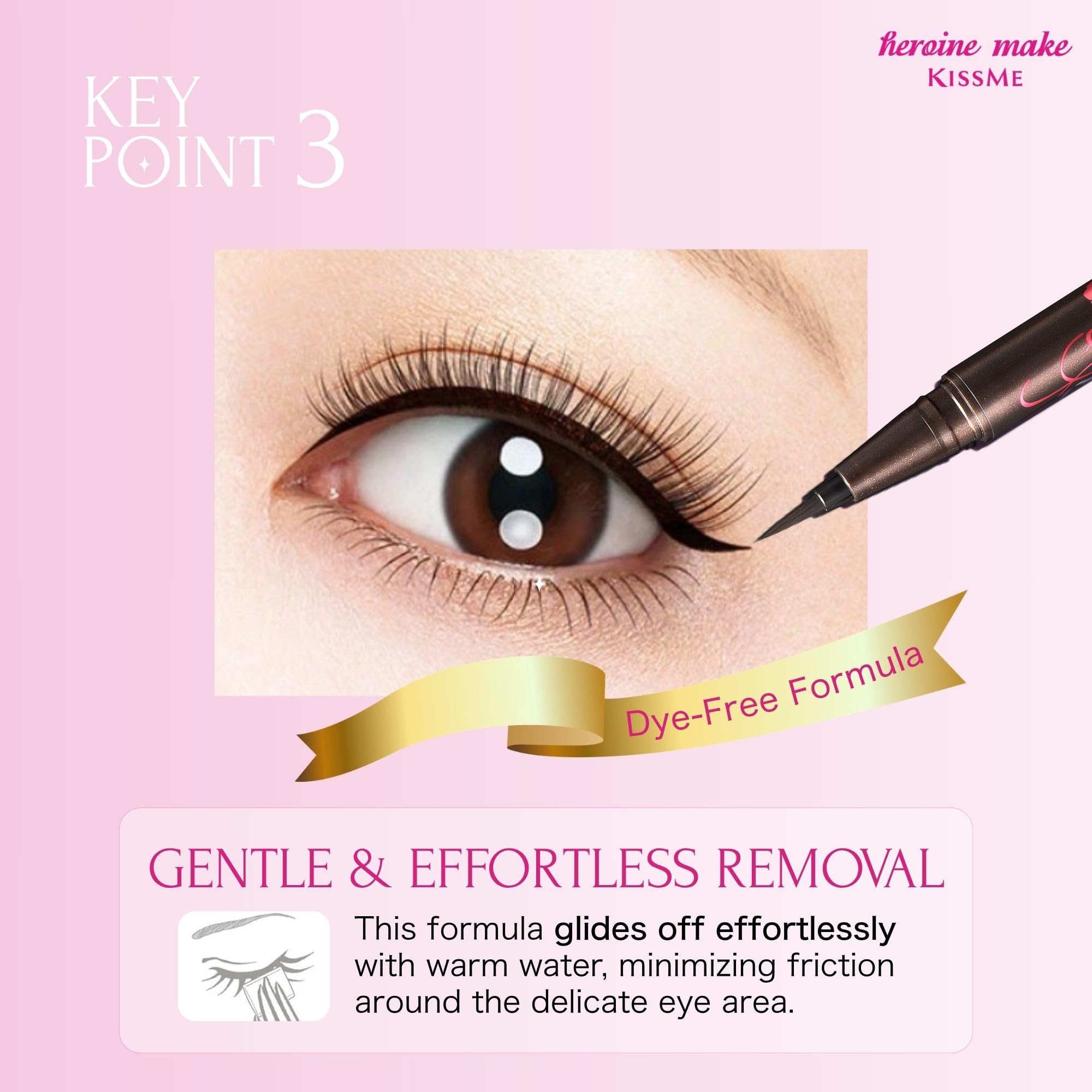 Heroine Make applying winged liner on eye for defined makeup look
