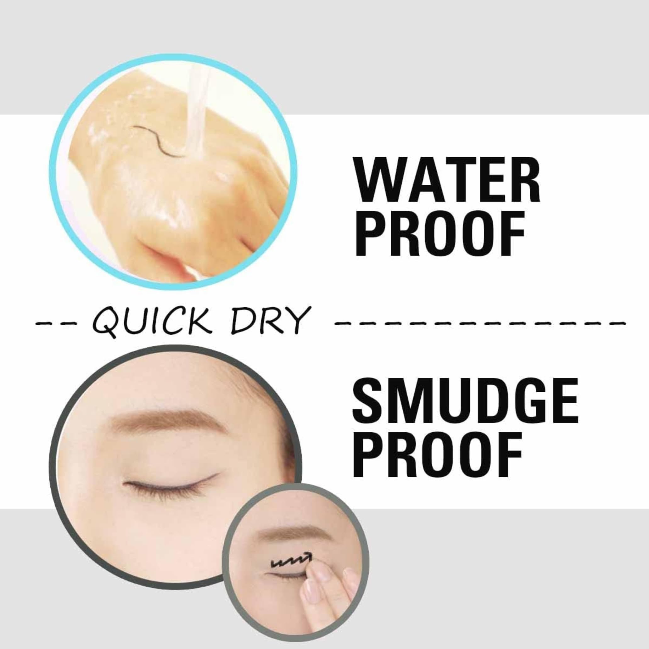 Heroine Make eyeliner pen held in hand to show compact size and control benefit
