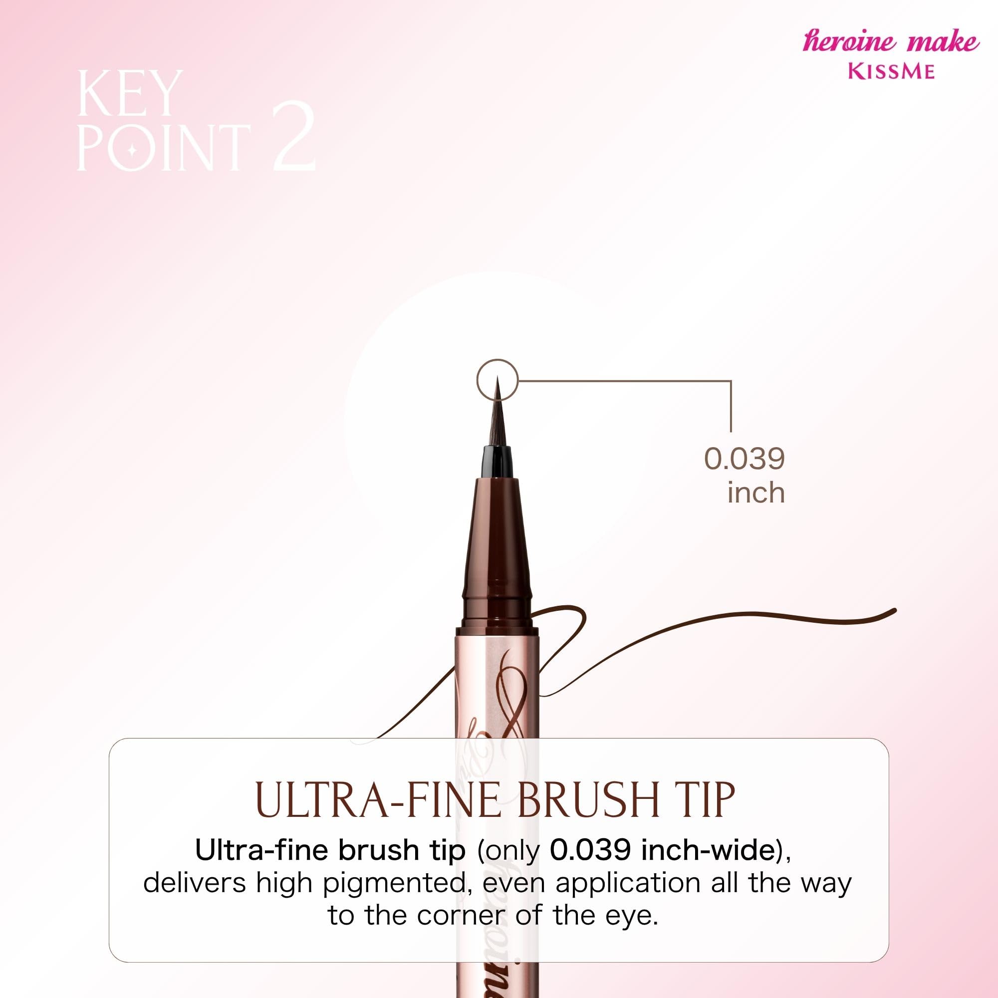 Heroine Make eyeliner being applied to upper lashline for definition