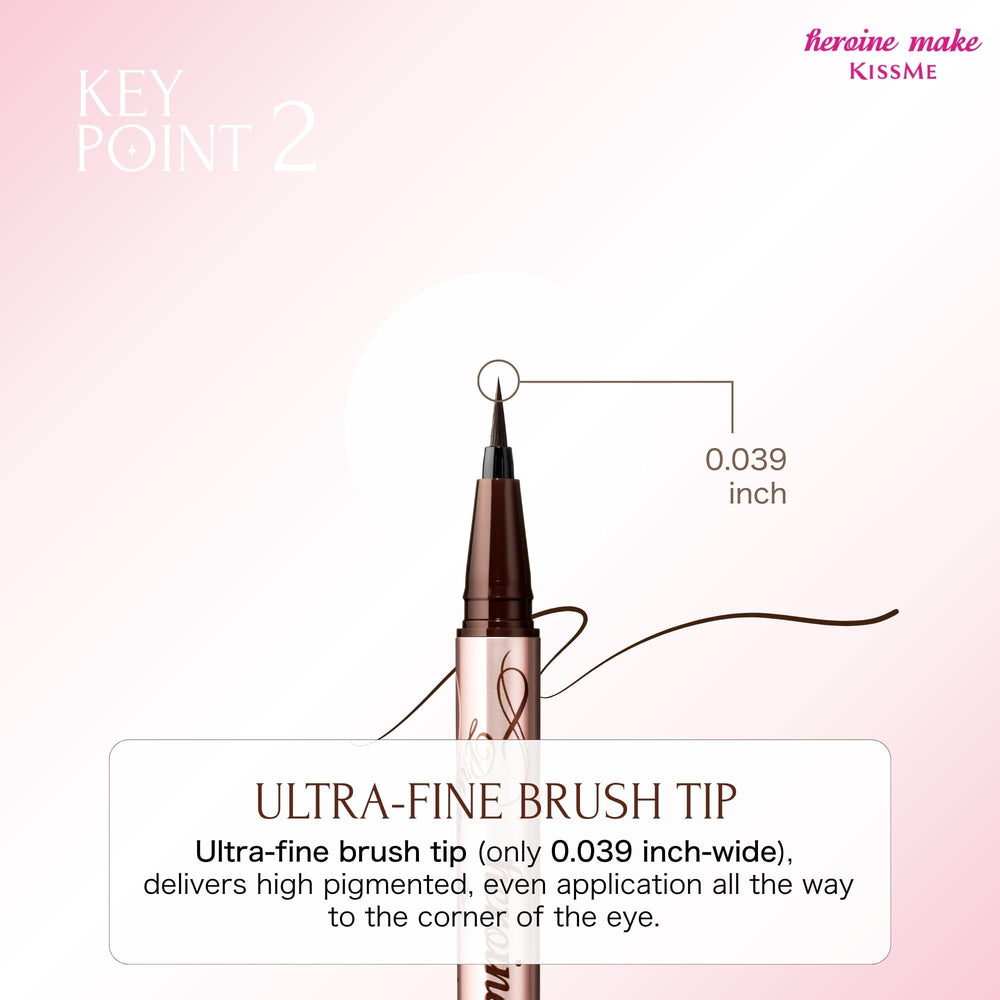 Heroine Make eyeliner being applied to upper lashline for definition