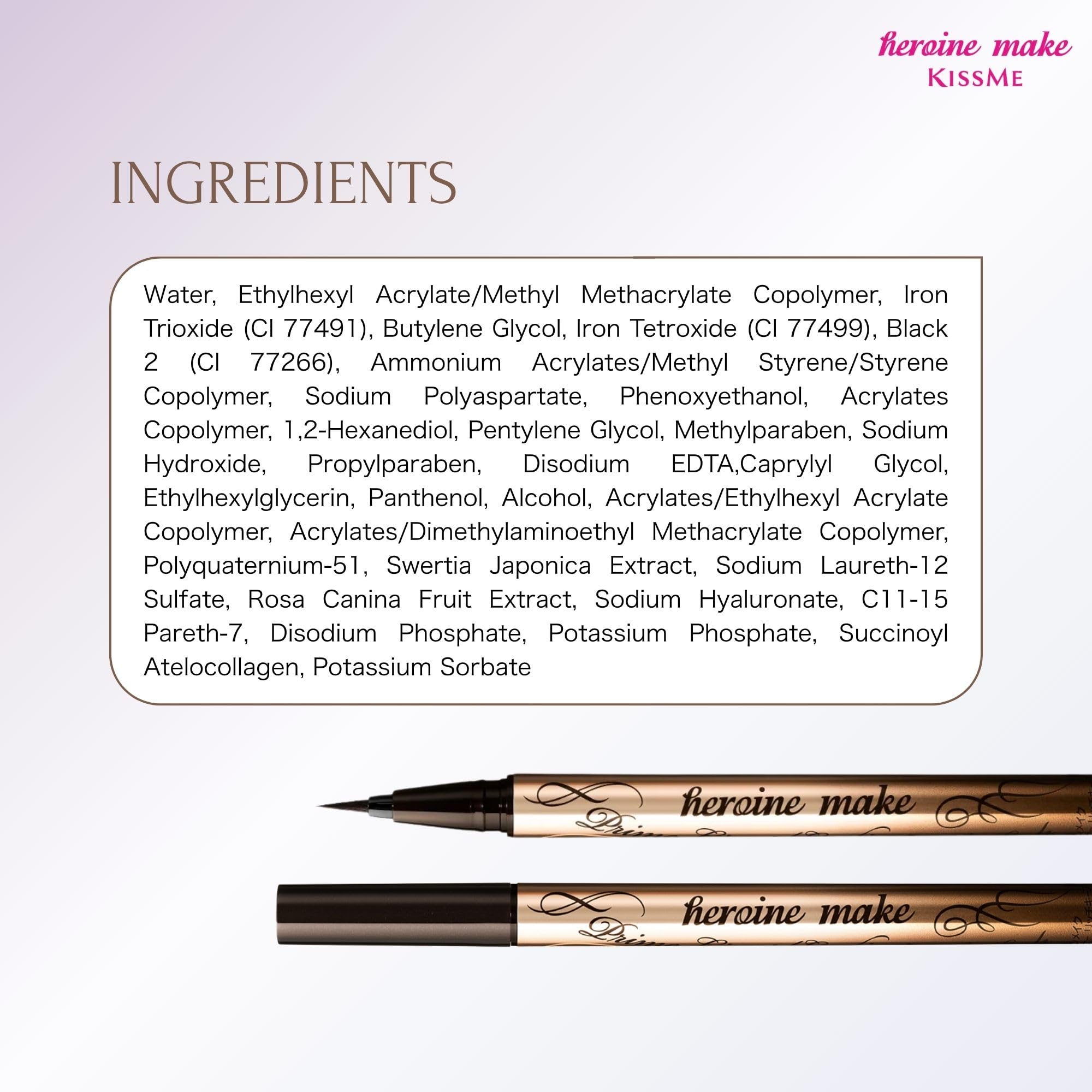 Heroine Make cap open showing liquid control adjuster for smooth flow benefit