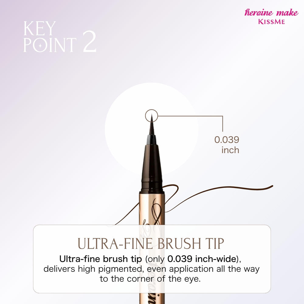Heroine Make ink swatches on skin displaying true brown-black pigmentation