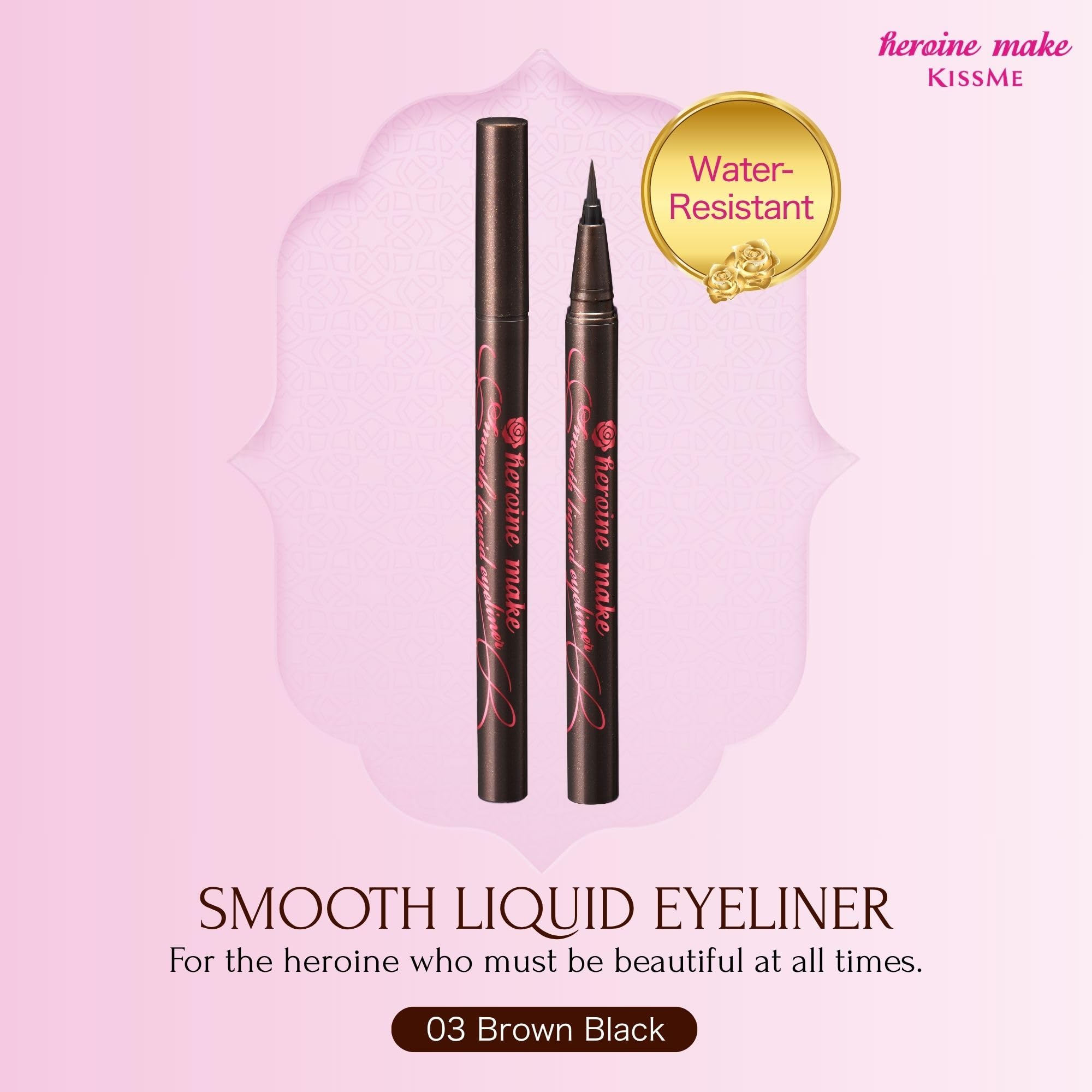 Heroine Make ultra-fine 0.1mm tip close-up for precise lines