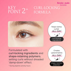 Heroine Make lash detail demonstrating 5mm fiber extension and separation benefit