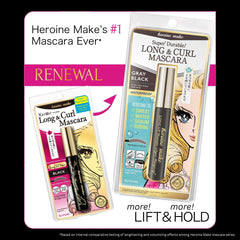 Heroine Make mascara texture swirl highlighting smooth, non-clumping formula benefit