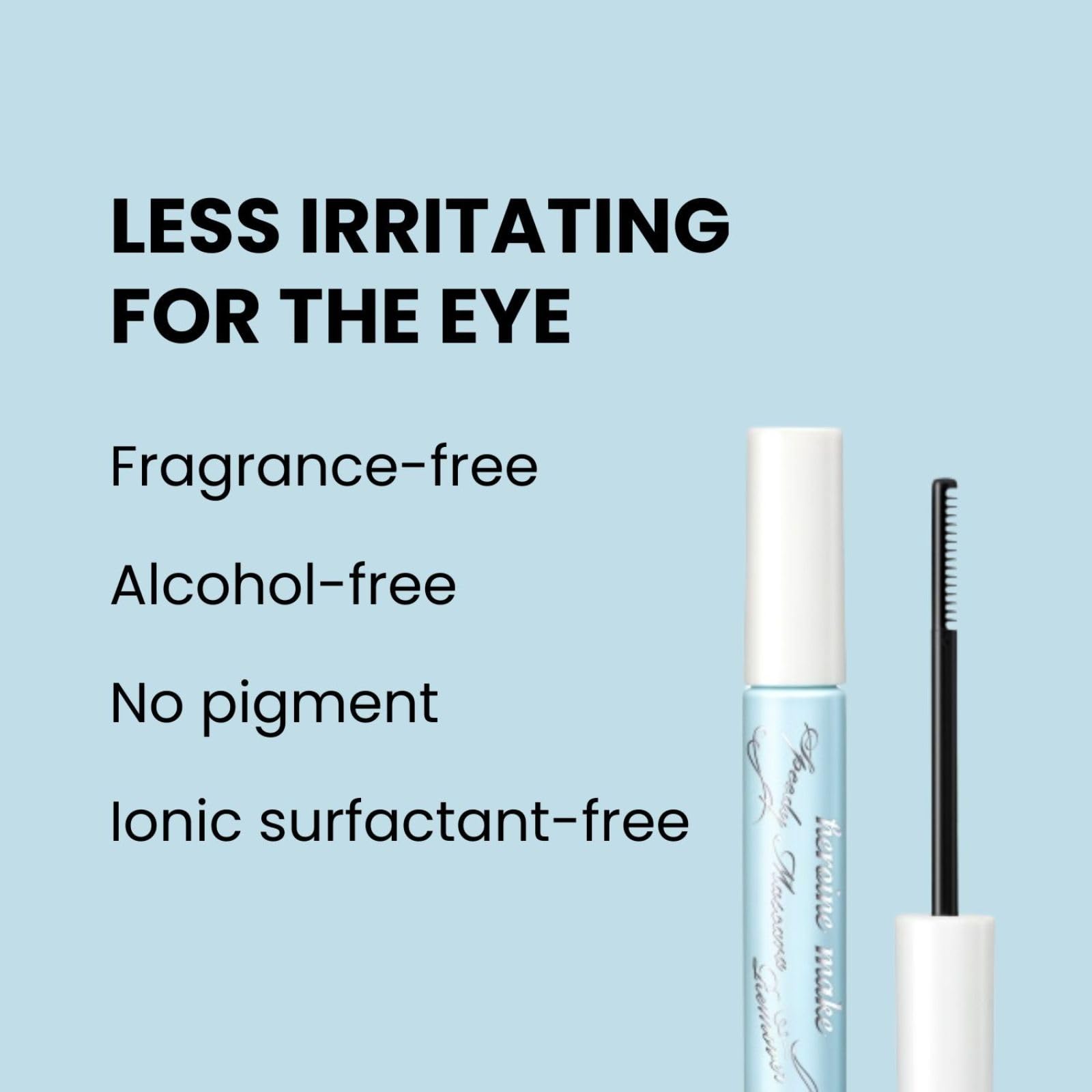 Heroine Make remover droplet pouring to show gentle, fast-dissolving action