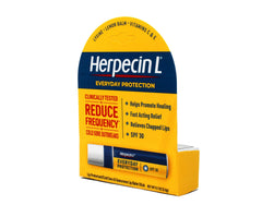 Herpecin-L lysine and lemon balm ingredients highlighting soothing benefit