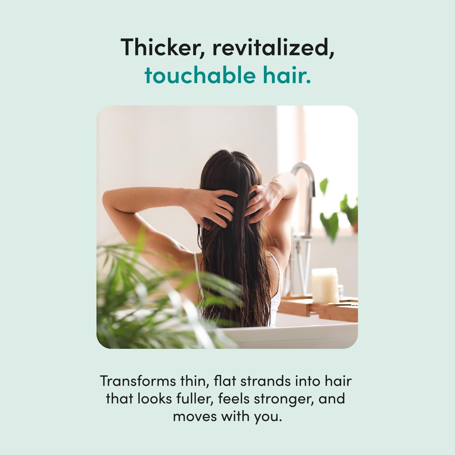 hers shampoo foam texture showing gentle lather and effective cleanse
