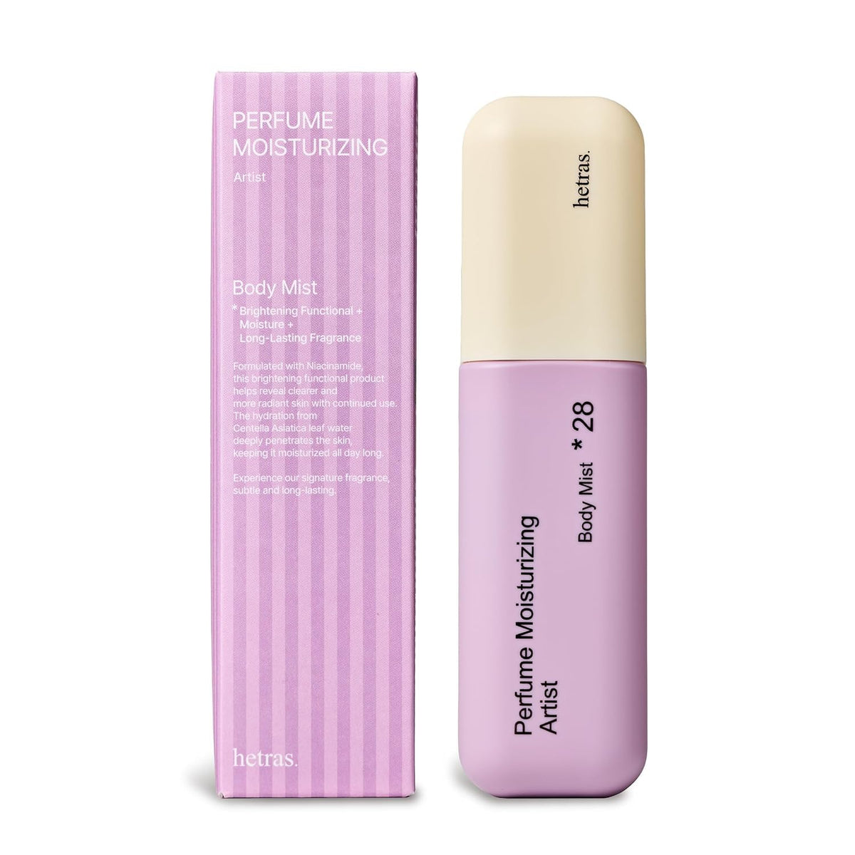 hetras front packaging showing sleek bottle and premium design for confident styling