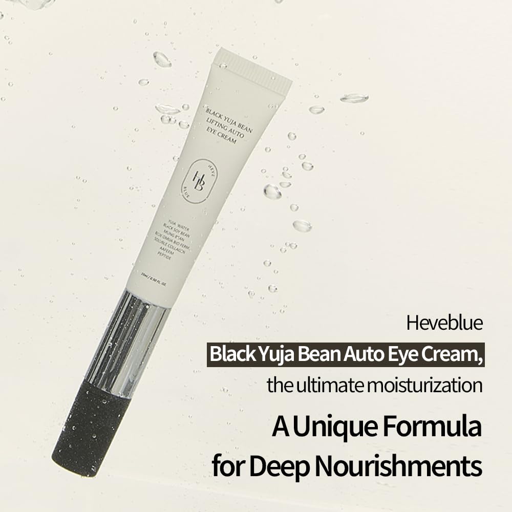 HEVEBLUE on bathroom shelf in morning routine conveying relaxing use