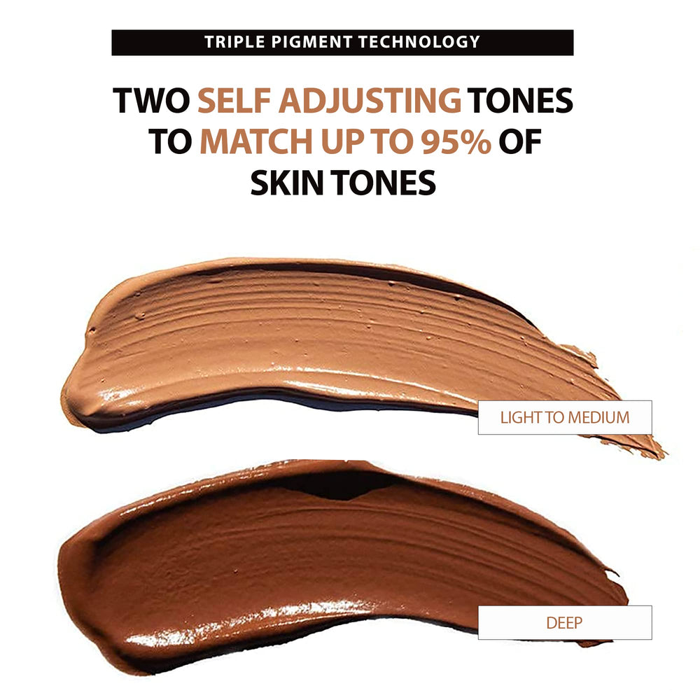 Hey Honey concealer swiped on skin blending redness for natural finish