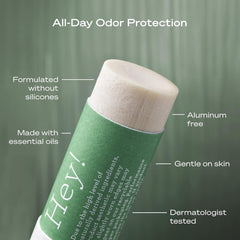 Hey Humans application underarm photo showing easy glide and quick freshening