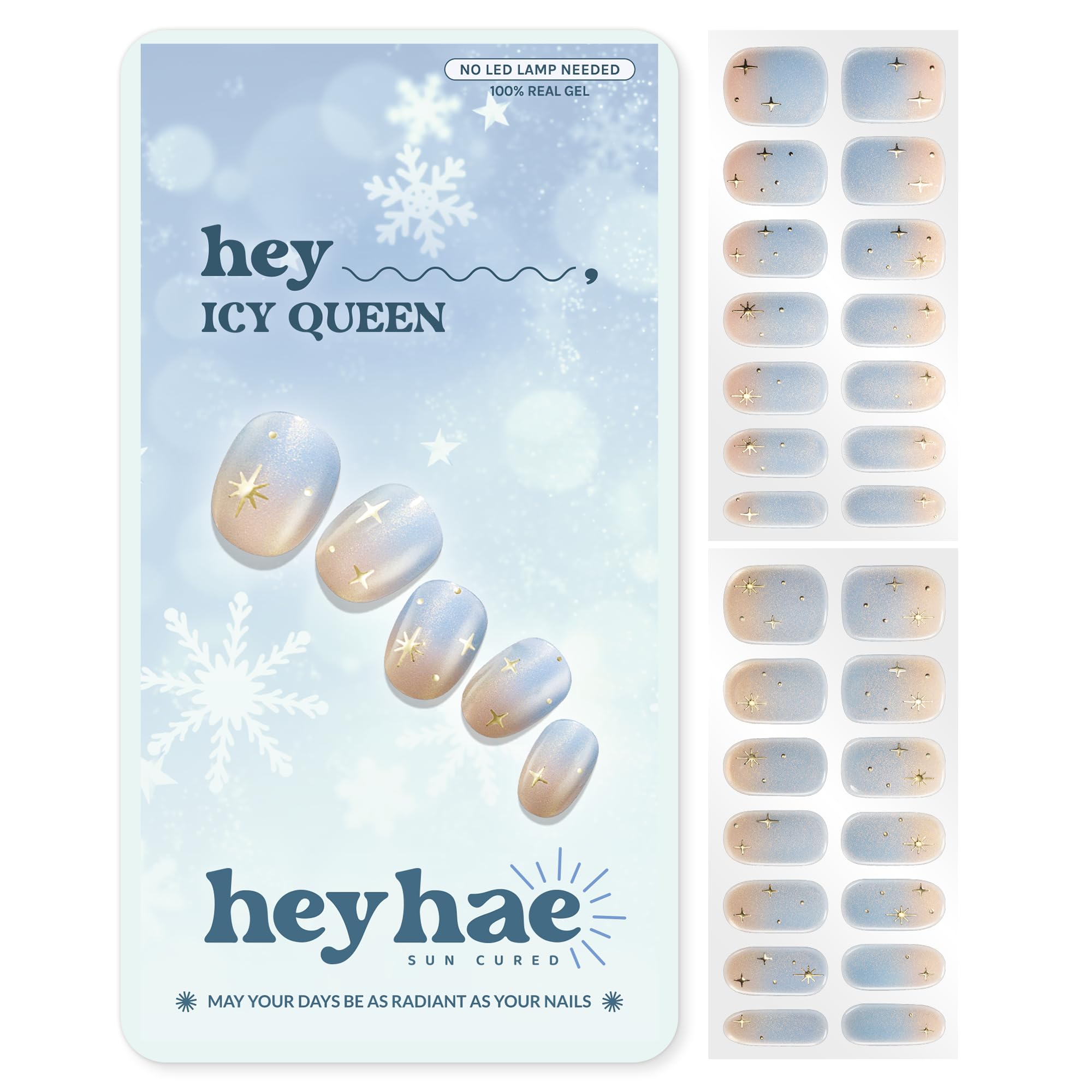 heyhae front packaging showing kit contents and benefit of portable salon finish