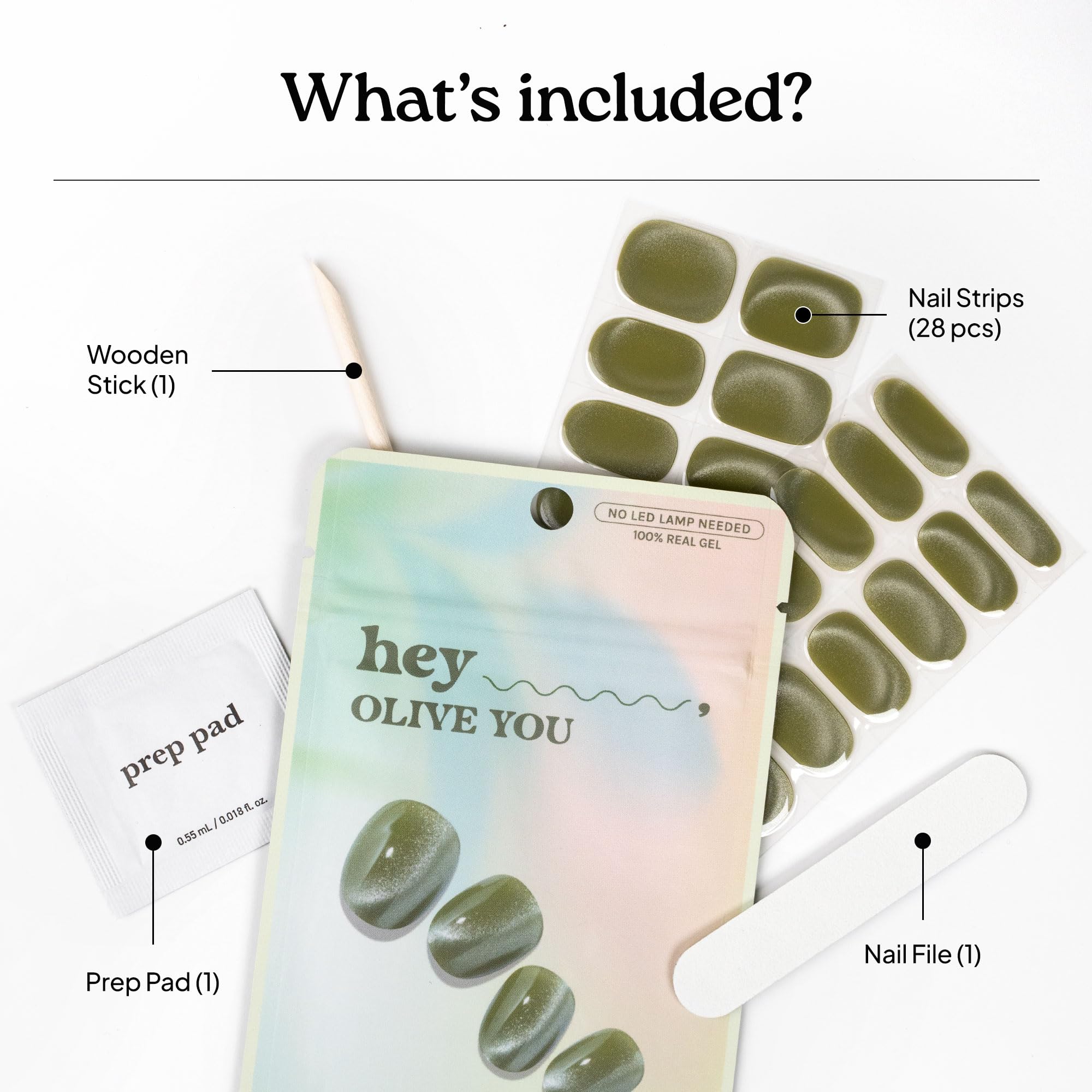 heyhae nail strip applied on fingernail showing smooth fit benefit