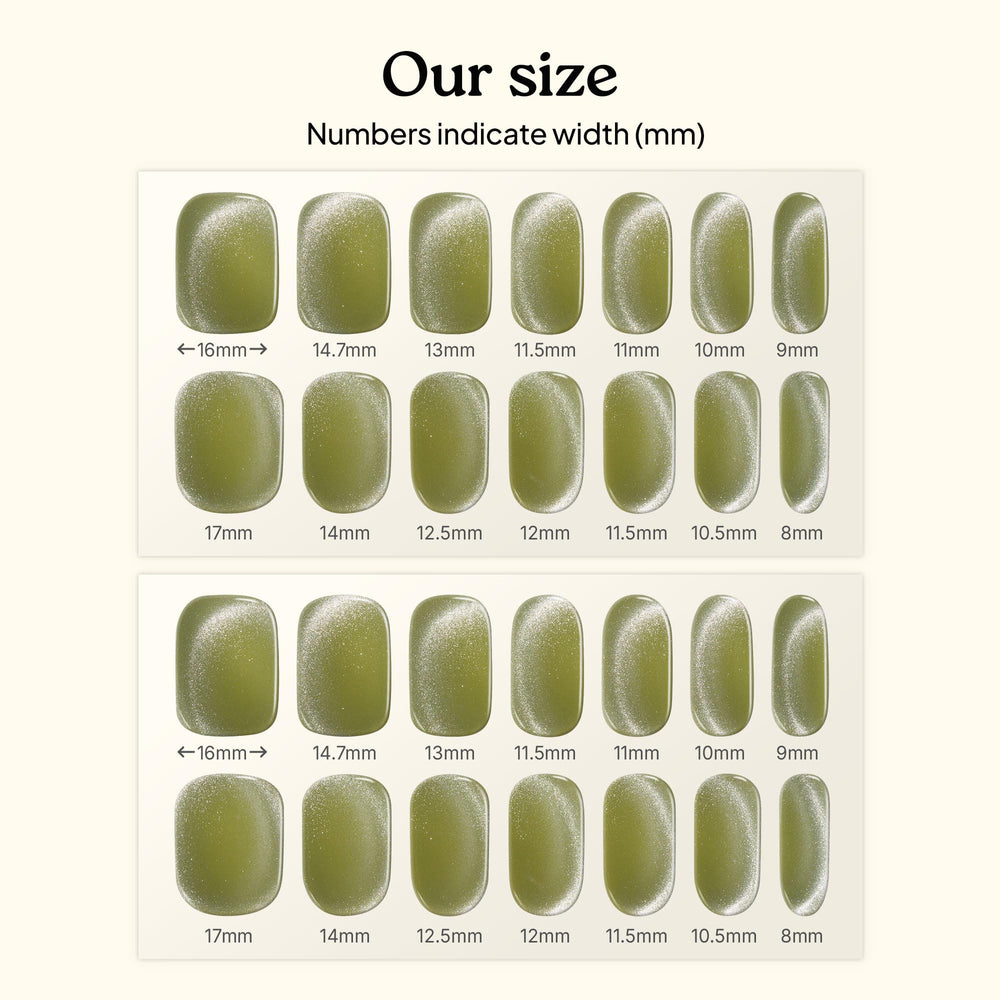 heyhae size comparison on hand showing stretch-to-fit benefit