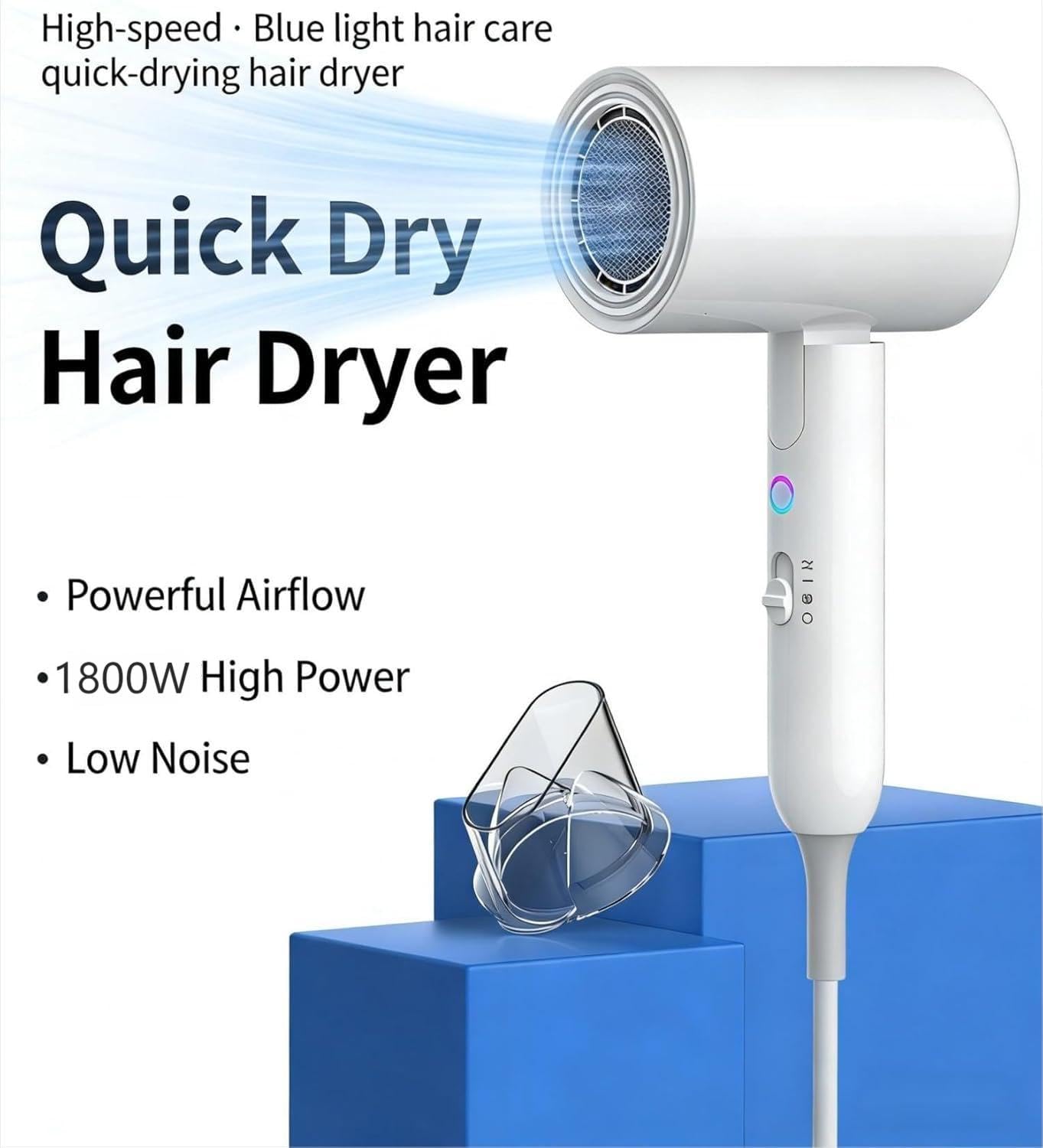 HEZEFAFA rear honeycomb screen preventing hair suction for safer use