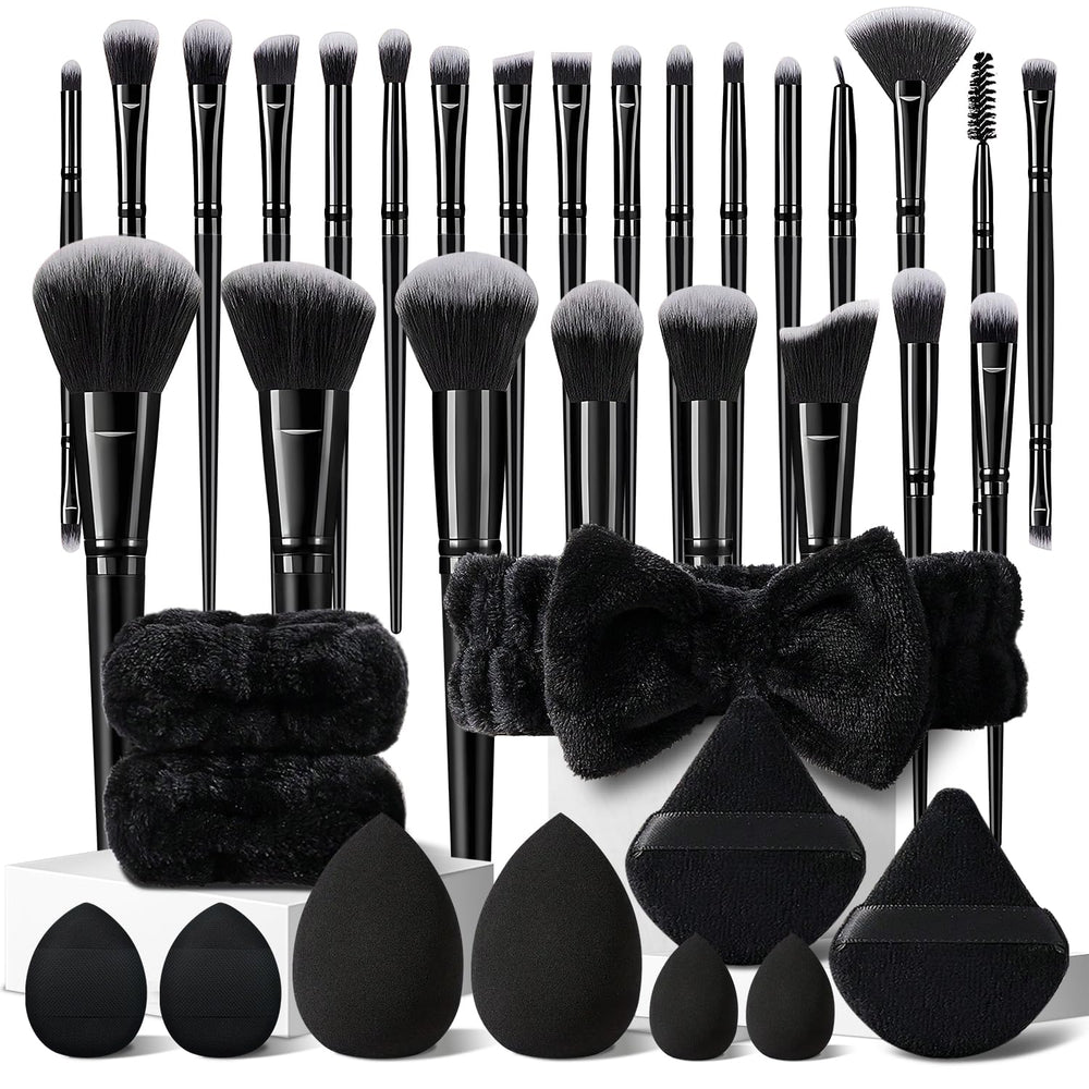 HGHDBT black brush set front view showing full kit and organization benefit