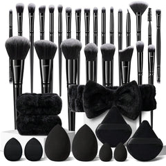 HGHDBT black brush set front view showing full kit and organization benefit