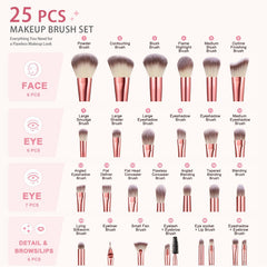 HGHDBT close-up of synthetic bristles, soft texture for smooth application