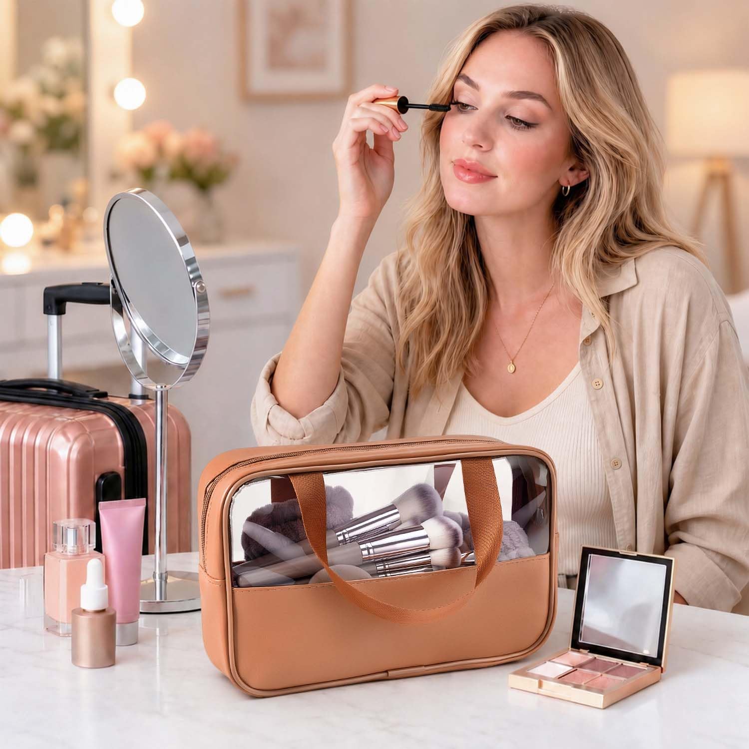 HGHDBT large face brushes grouped to demonstrate coverage and contouring ease