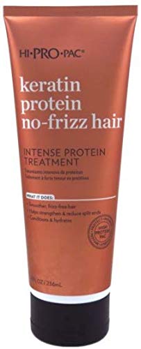 Hi-Pro-Pac keratin masque jar front view restores hair strength