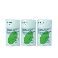 HIBAR front packaging showing Fresh Rain & Cucumber for plastic-free benefit