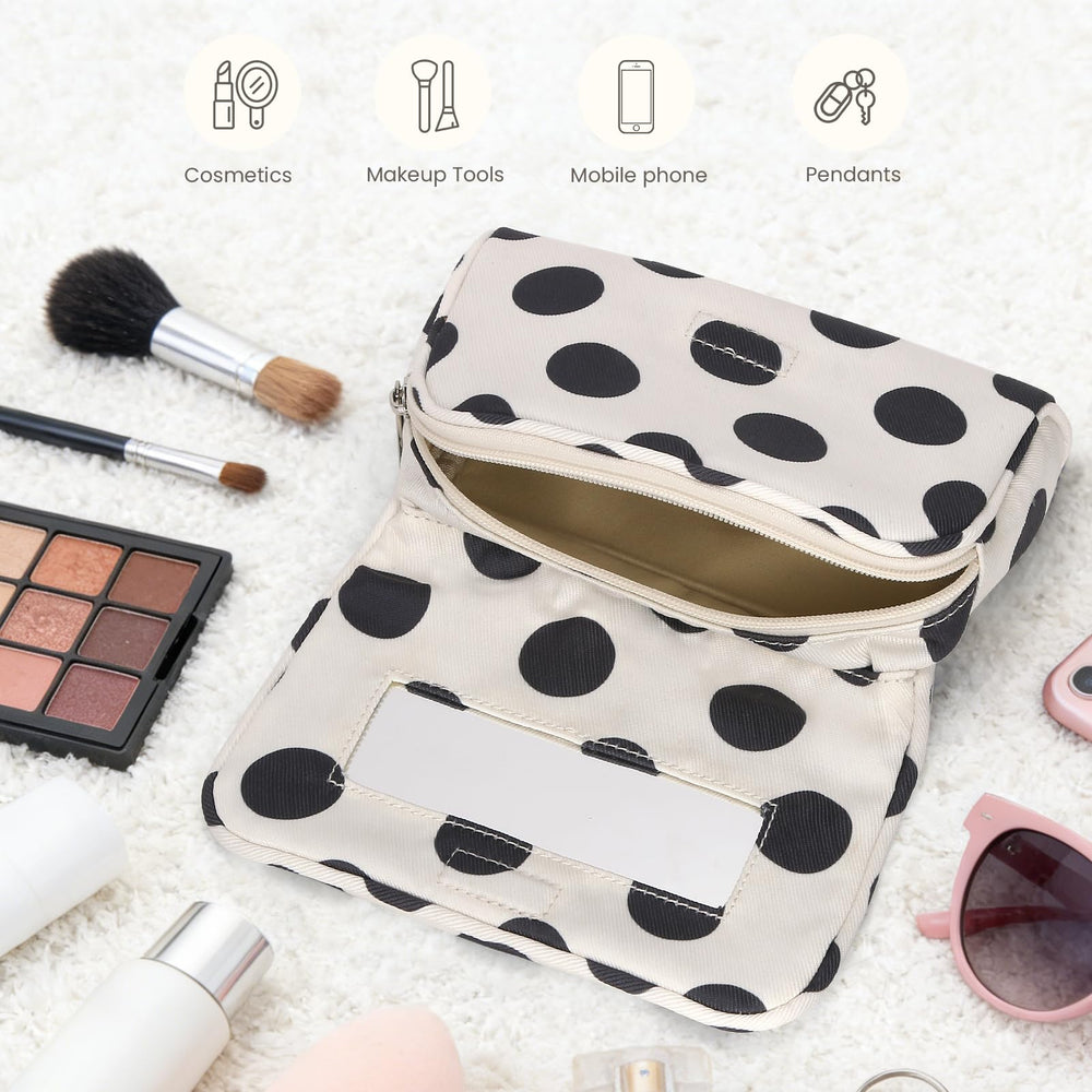 Hibilog open with makeup inside showing organized storage benefit