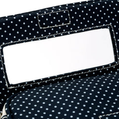 Hibilog side zip and structured silhouette keeping contents secure