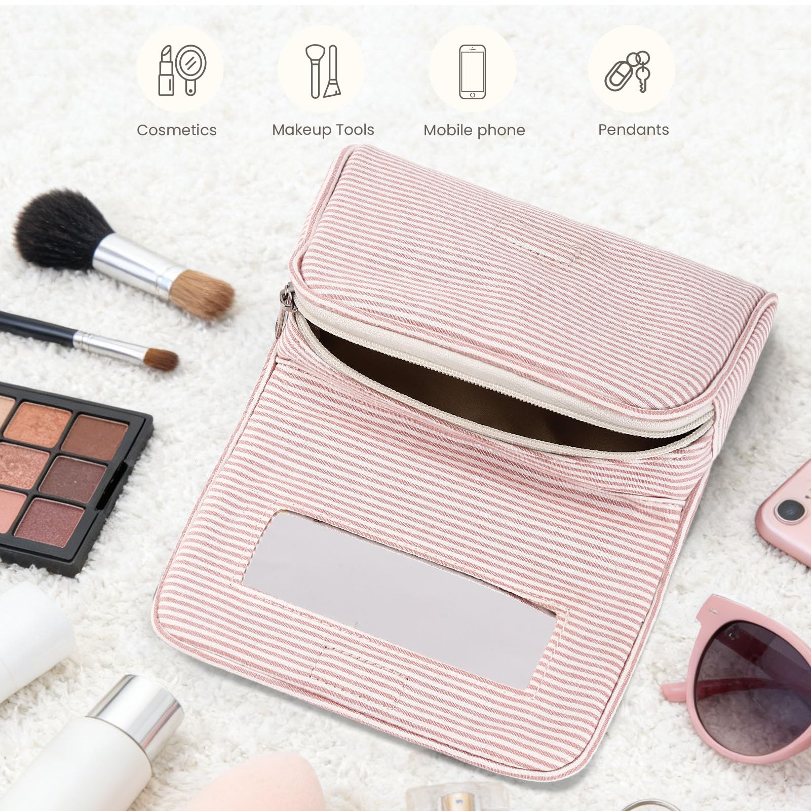 Hibilog beside smartphone to show scale and compact travel-friendly benefit