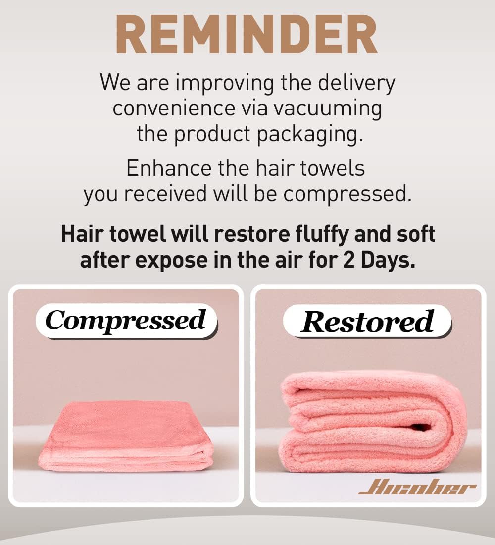 Hand holding Hicober towel for size comparison showing compact portability benefit