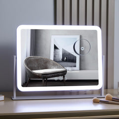 HIEEY mirror tilted 360° rotation demonstrating flexible angle positioning benefit
