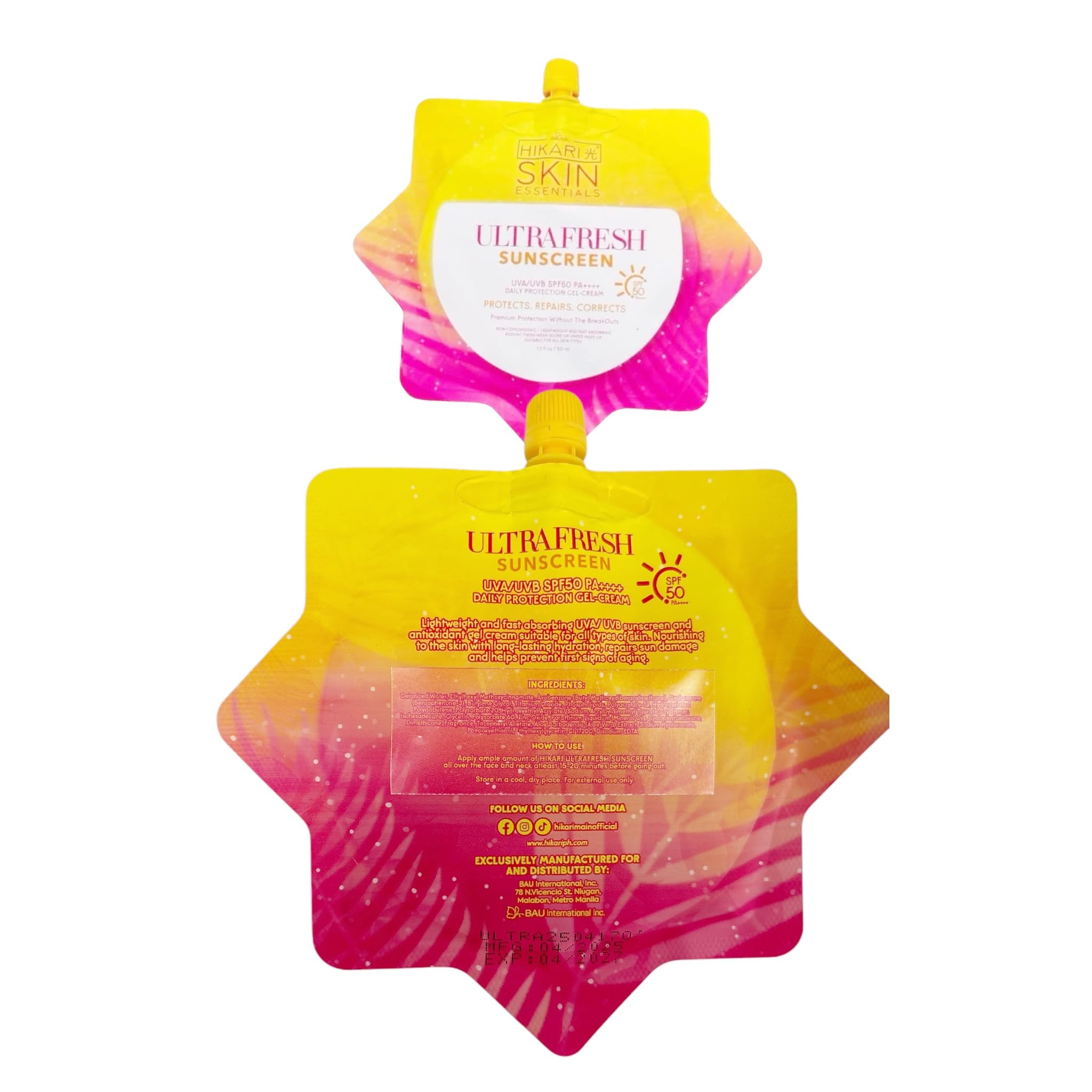 HikariSkin application on hand demonstrating even spread and natural coverage benefit