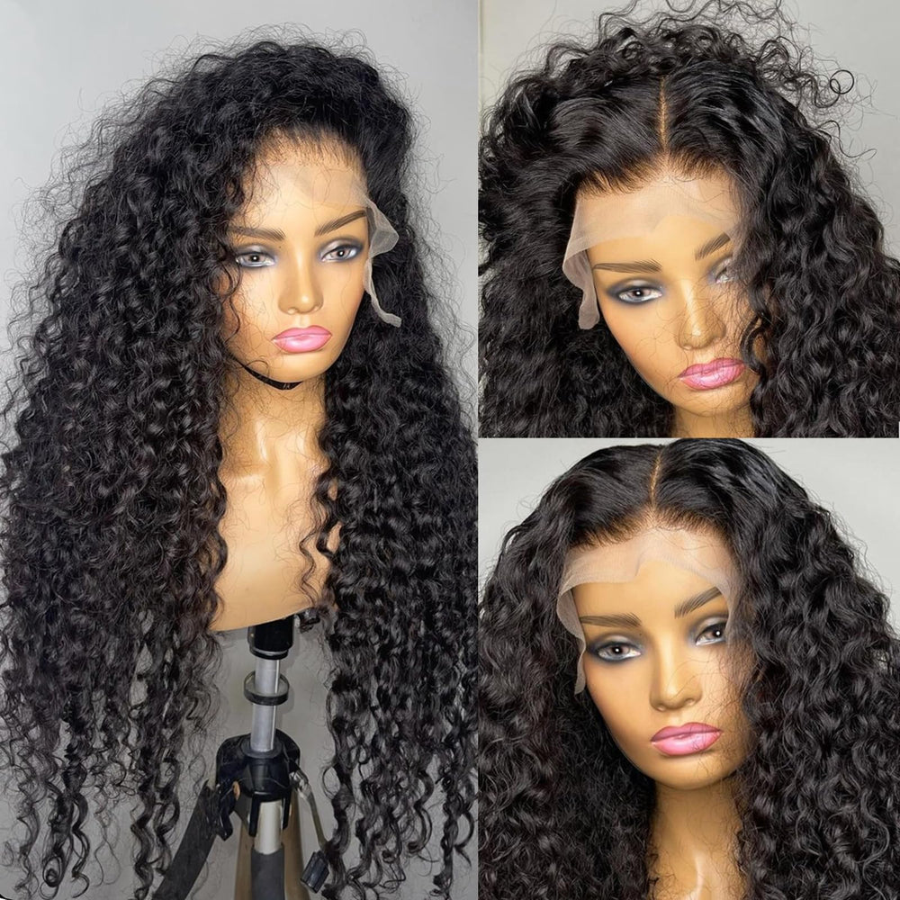 HILYN close-up of HD 13x4 lace frontal for invisible blending