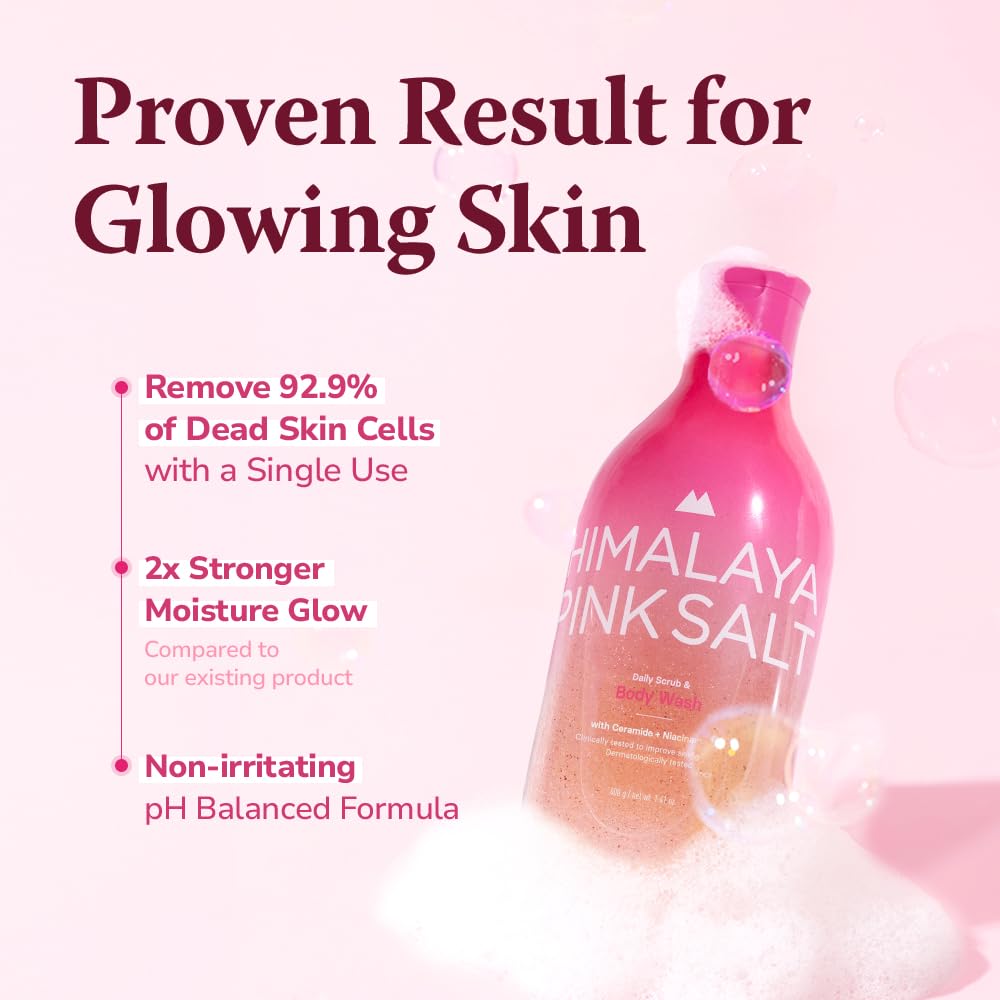 HIMALAYA PINKSALT pump dispensing product for easy control