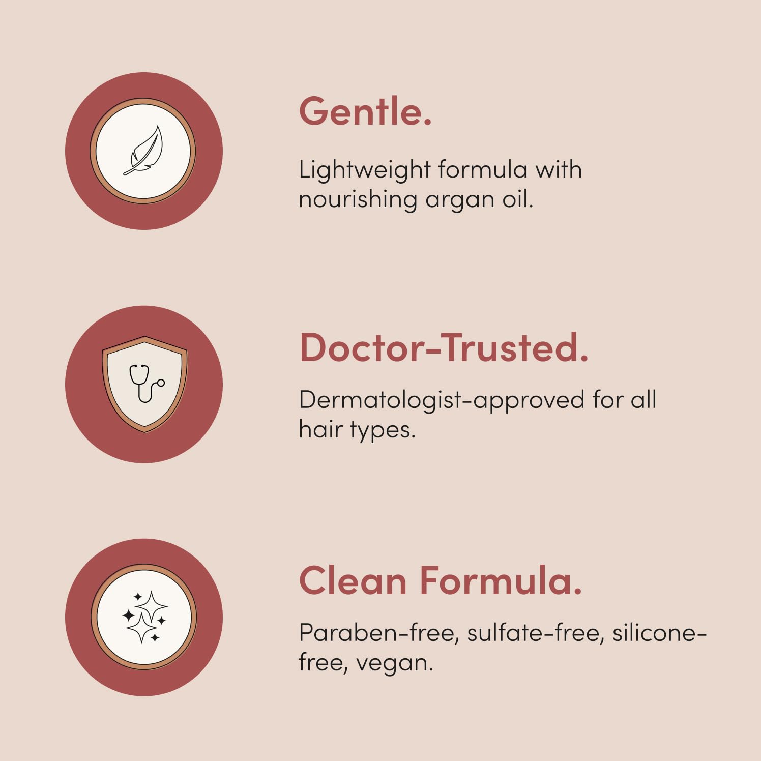 hims conditioner in shower use showing lift at the roots and manageable hair