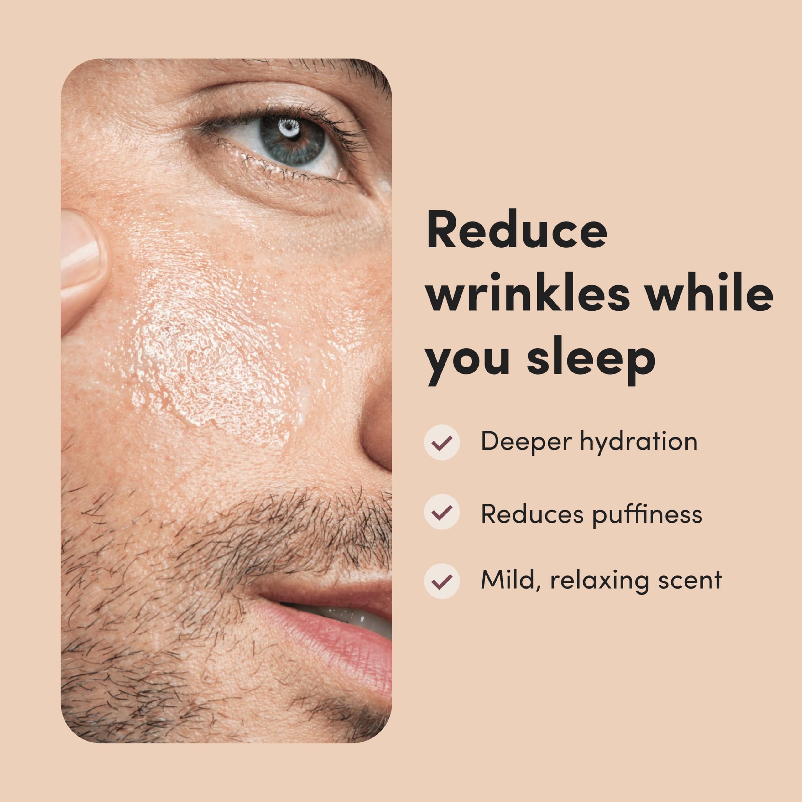 hims tube on bathroom nightstand in morning routine lifestyle setting for daily grooming