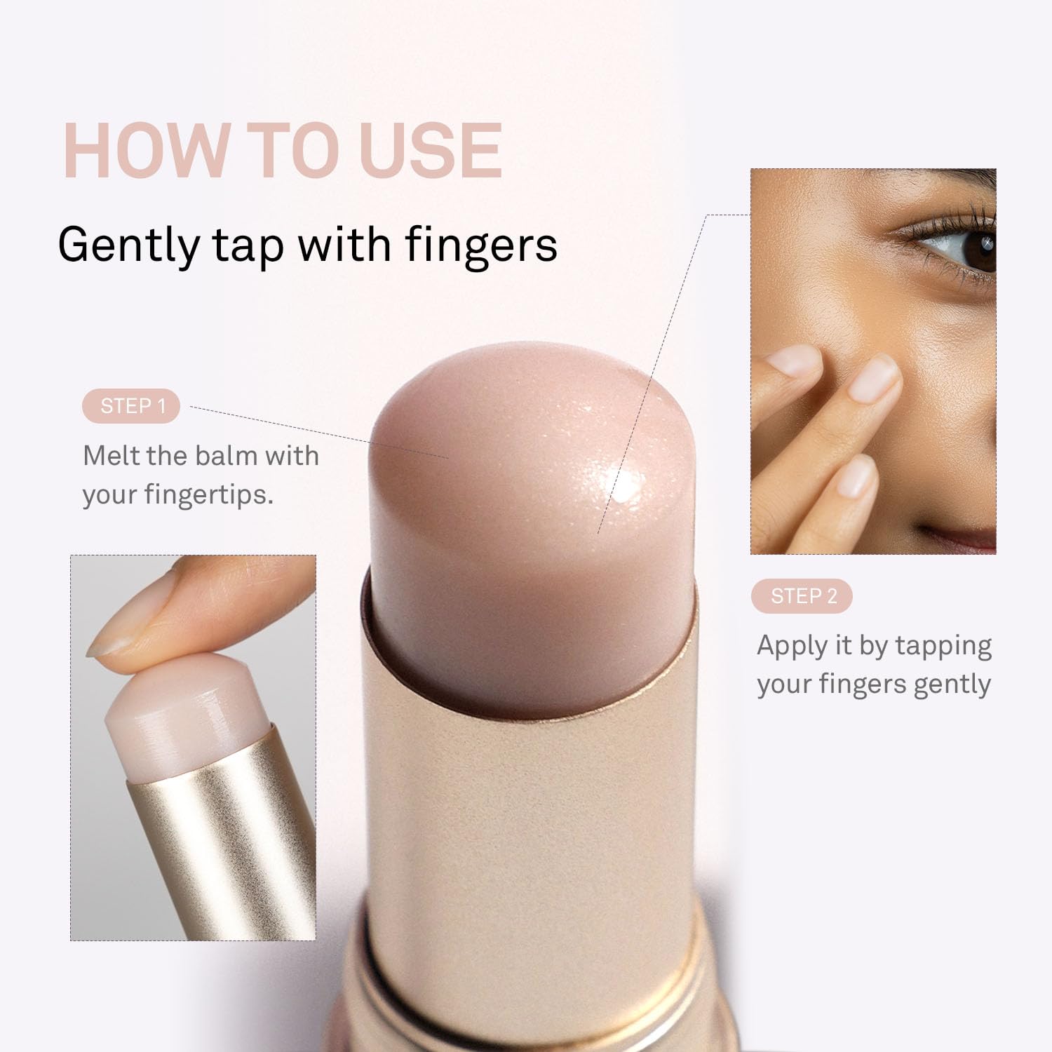 HINCE radiance balm open cap with visible label and clean minimalist design