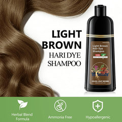 HIS&HERCHOICE shampoo texture on palm demonstrating smooth, even application