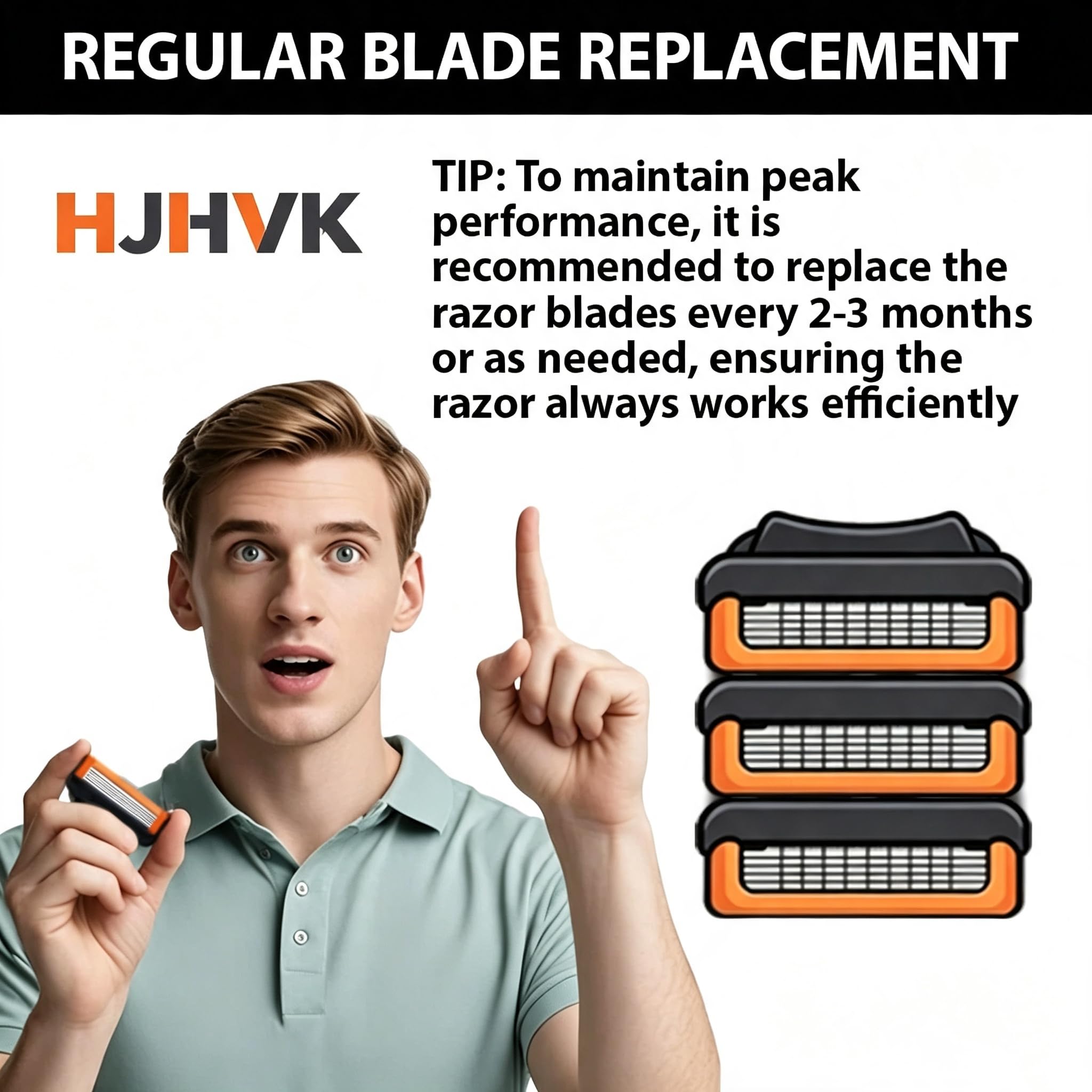 HJHVK cartridge beside a coin showing compact scale and portability