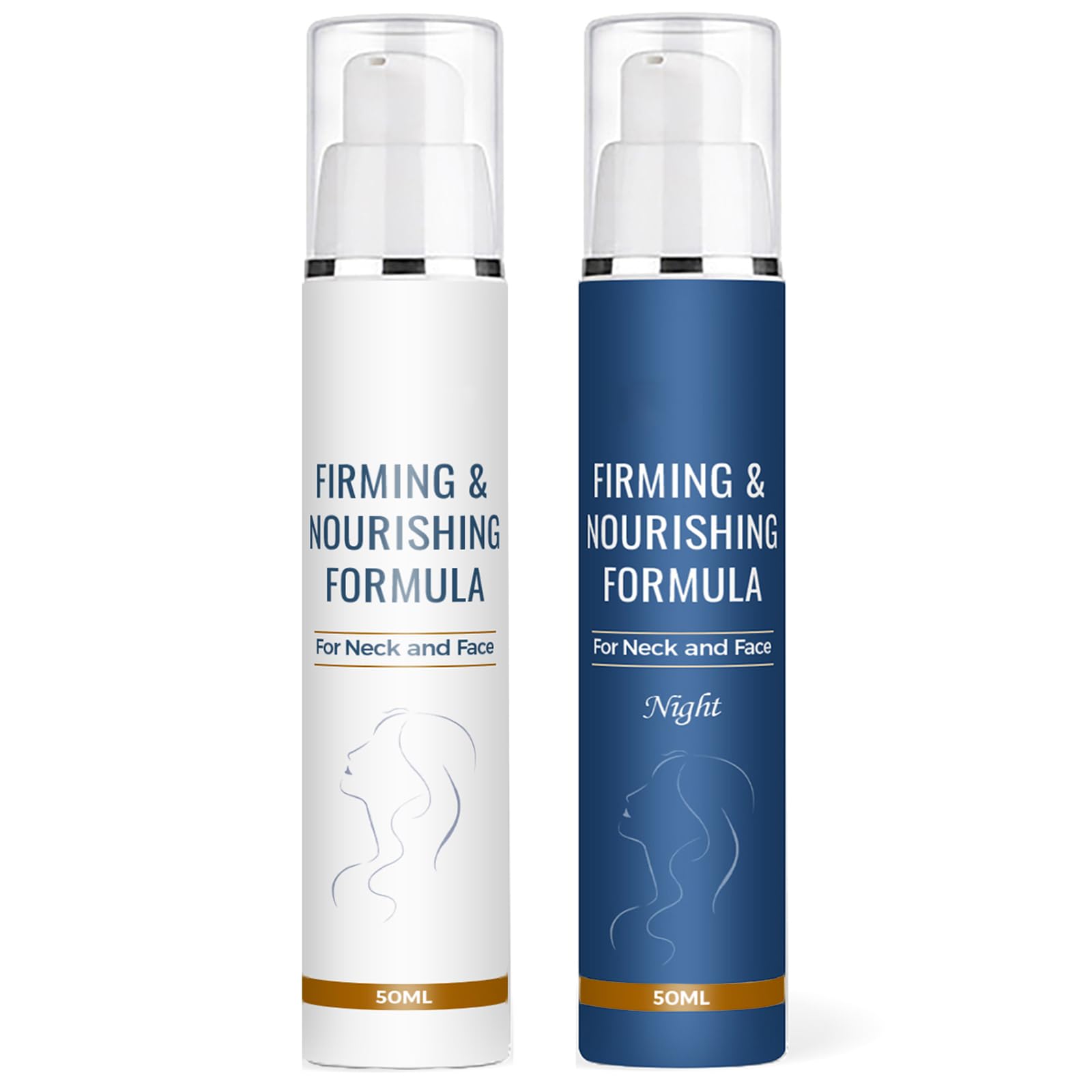 Hlonns front packaging showing both day and night jars for easy routine
