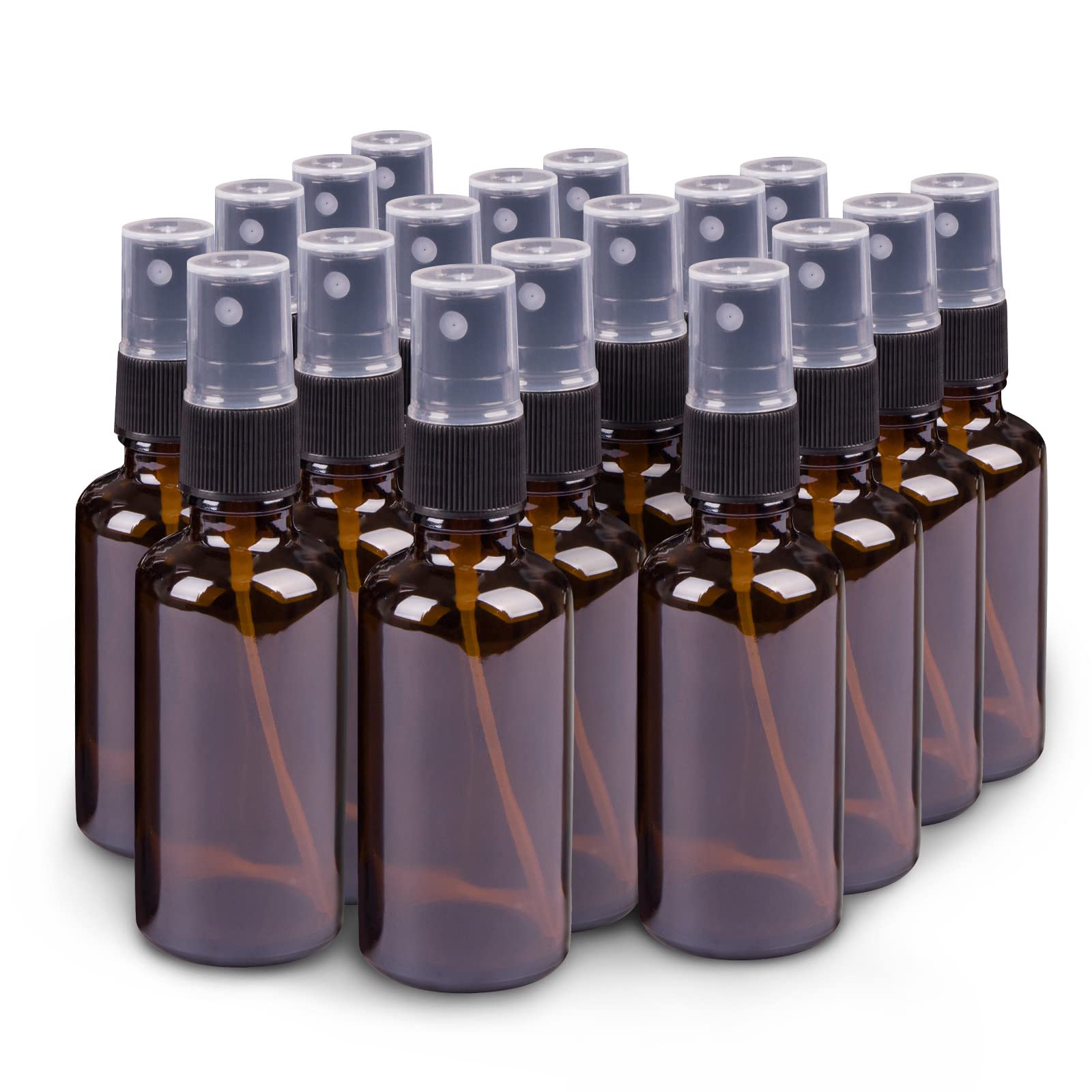 hmaimas front packaging showing 18 amber glass bottles and sprayers, professional presentation