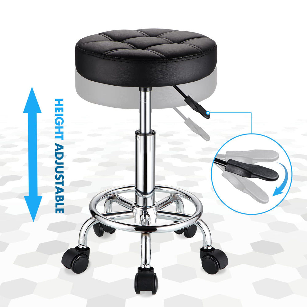 HMTOT caster wheels rolling on floor for effortless movement benefit