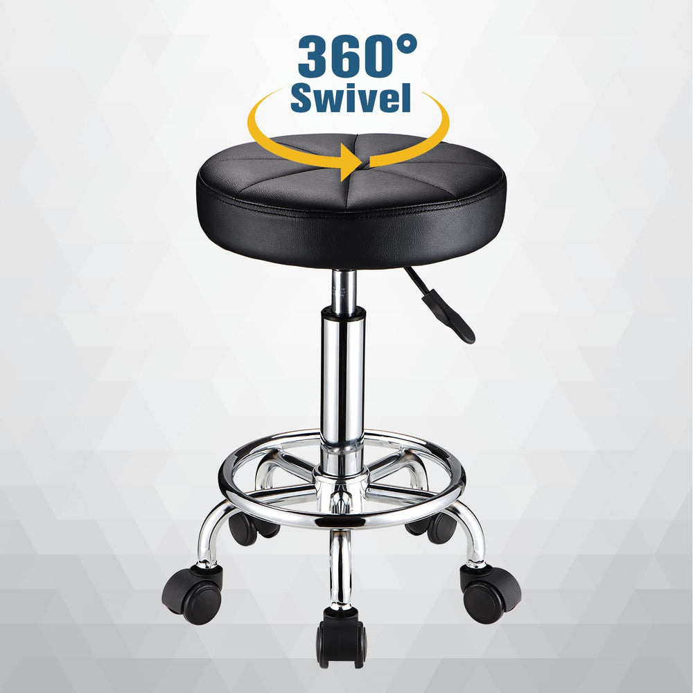 HMTOT stool beside hand for scale showing compact footprint and space-saving benefit