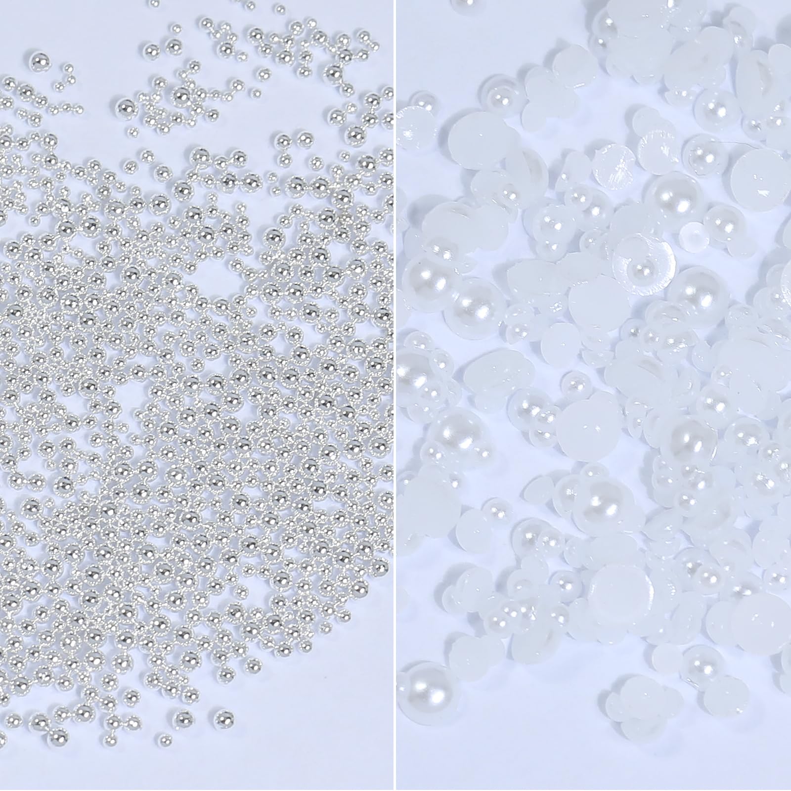 HNUIX size comparison layout displaying six round sizes for scalable nail designs