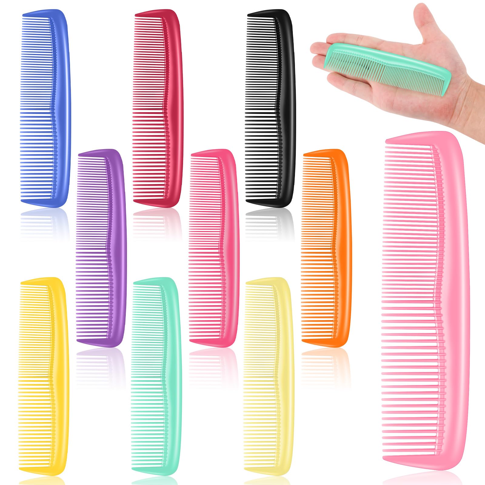 HOFASON front packaging showing 100-pack and colorful combs, easy bulk gifting