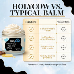 HolyCow application on hand demonstrating quick absorption and non-greasy finish