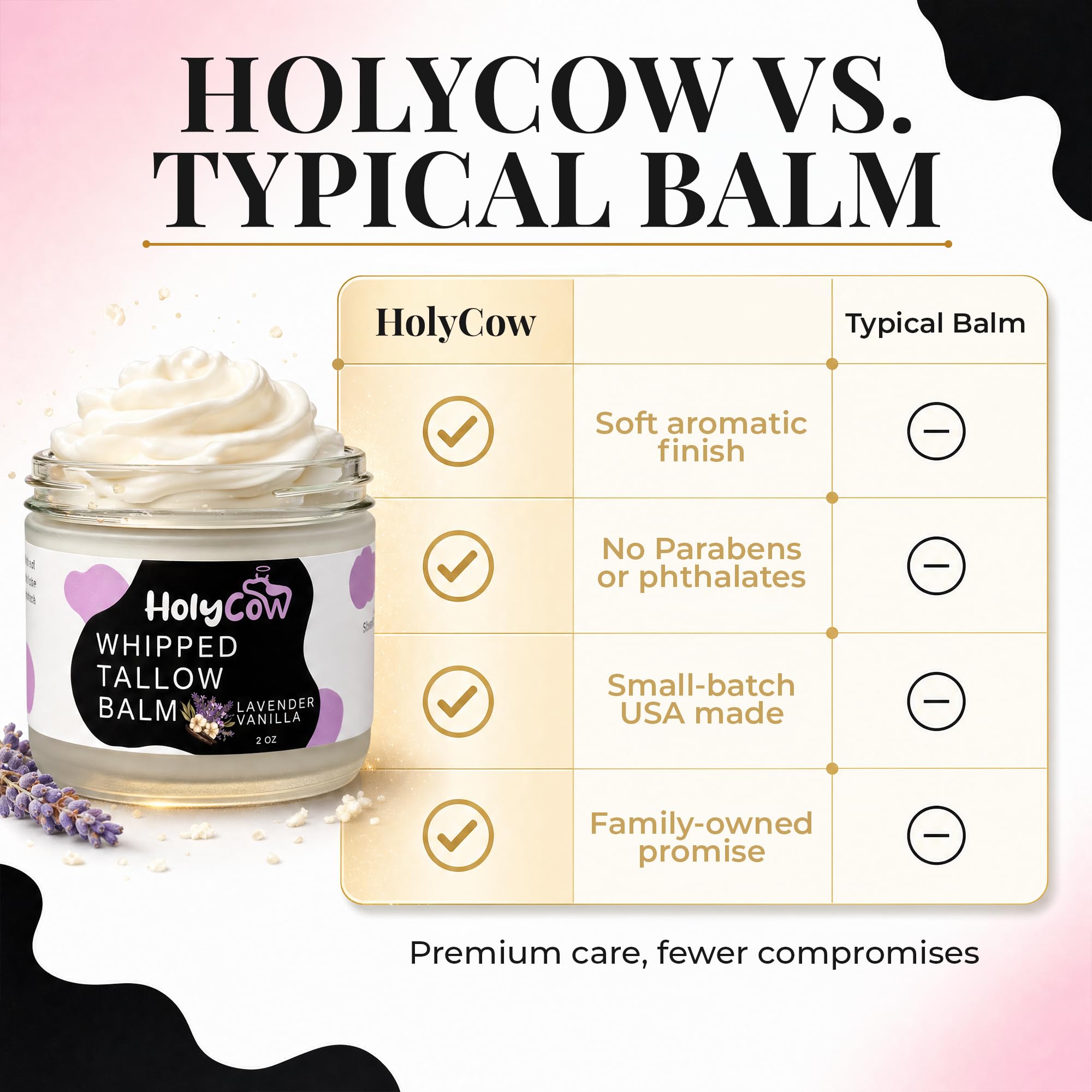 Hand applying HolyCow balm demonstrating quick melt-in hydration benefit