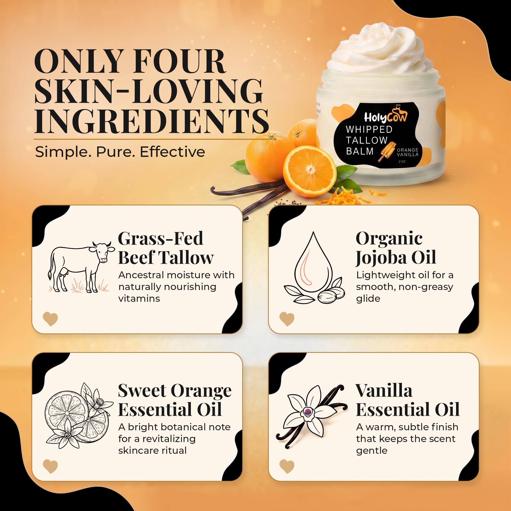 Small spoon scooping HolyCow balm melting on contact for smooth application