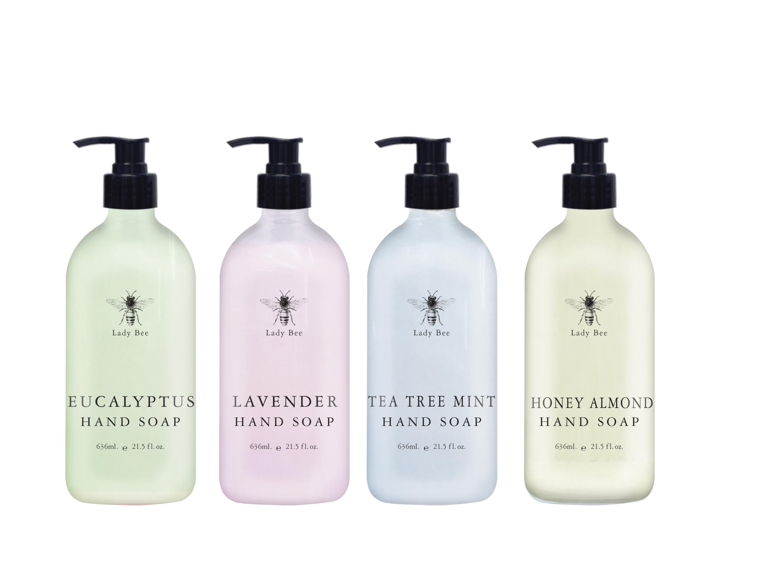 Home & Body Company Lady Bee four-pack front view, attractive display benefit